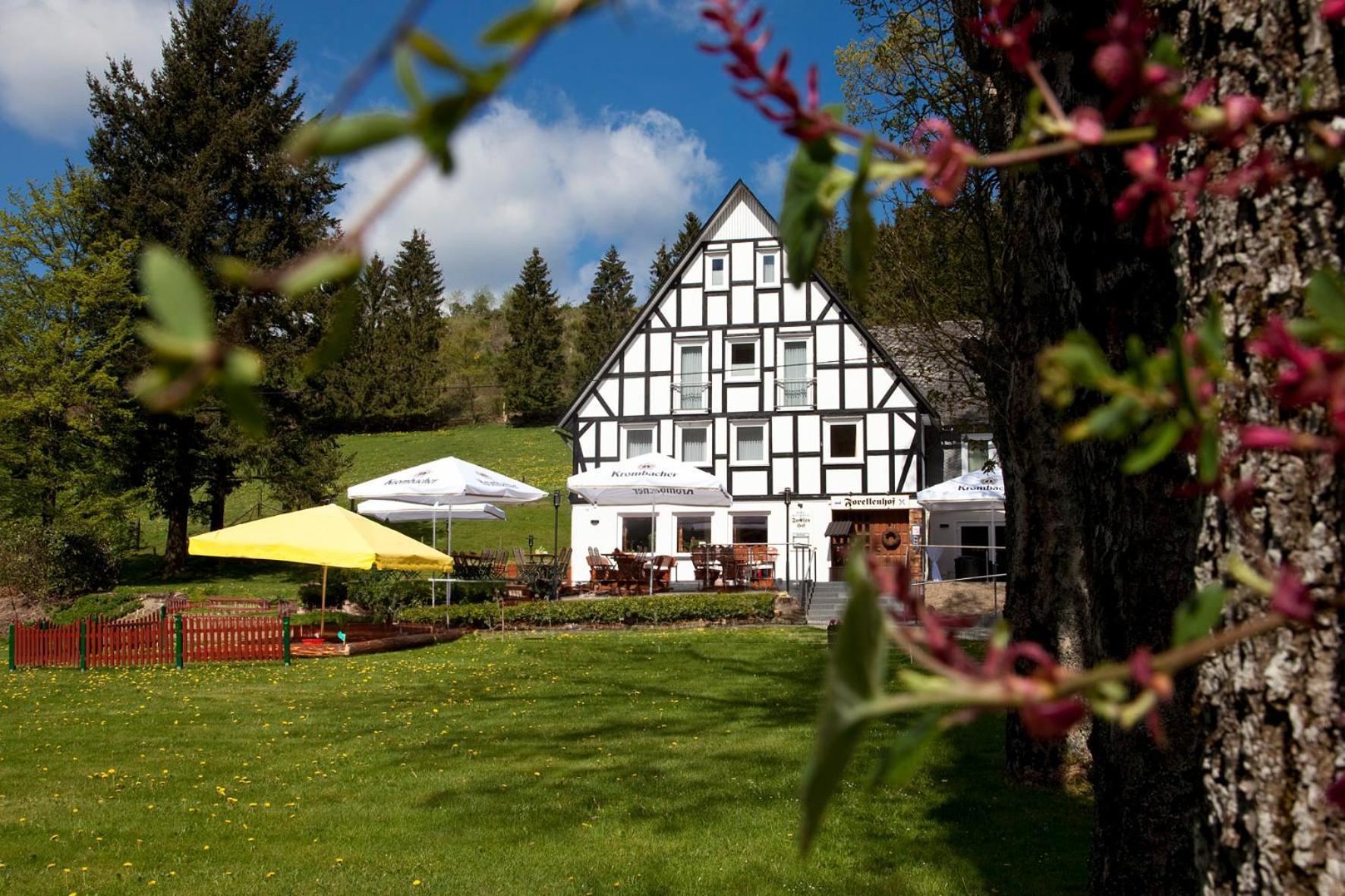 Отель Forellenhof Wald- Und Wiesenquartier Бад-Берлебург Экстерьер фото